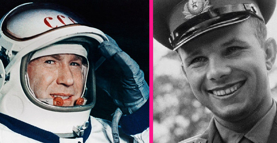 Первый космонавт в открытом космосе гагарин. Леонов космонавт в молодости.